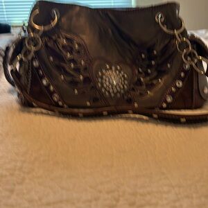 Western style bling handbag